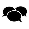 Chat glyph icon