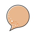 Chat icon vector illustration dialog text Royalty Free Stock Photo