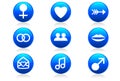 Chat Icons Royalty Free Stock Photo