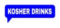 Chat KOSHER DRINKS Colored Cloud Frame