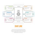 Chat Line Infographic