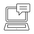 chat message Isolated Vector icon which can easily modify or edit Royalty Free Stock Photo