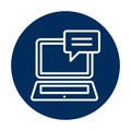 chat message Isolated Vector icon which can easily modify or edit Royalty Free Stock Photo