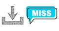 Misplaced Miss Chat Frame and Net Downloads Icon