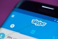 Chat on skype application