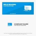 Chat, Sms, Message, Write SOlid Icon Website Banner and Business Logo Template Royalty Free Stock Photo