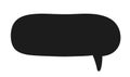 Chat Speech Bubble Message Text Cloud Vector Shape Royalty Free Stock Photo
