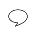 Chat icon. Speech bubbles icon. Message sign. Vector illustration, flat design.