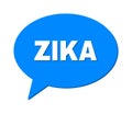 Chat ZIKA Colored Bubble Message