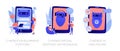 Chatbot assistant vector concept metaphors. Royalty Free Stock Photo