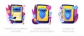 Chatbot assistant vector concept metaphors. Royalty Free Stock Photo