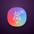 Chatbot coding app icon
