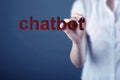 Chatbot and future communication concept.