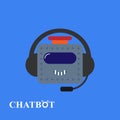 Chatbot icon concept