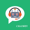 Chatbot icon concept