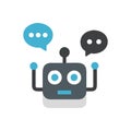Chatbot Icon for Automated Conversations