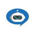 Chatbot icon. Simple vector illustration