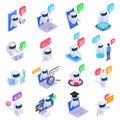 Chatbot Messenger Icons Set