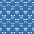 Chatbot Online Chat vector Conversation colored seamless pattern