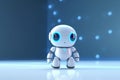Chatbot robot background. Generate Ai