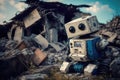 chatbot robot, repairing damage in natural disaster zone