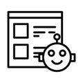 chatbot service message icon