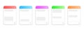 Chatbot window template. Life chat customer service example. Virtual assistant bot layout. Online messenger app design