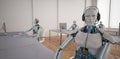 Chatbots Callcenter humanoid robots