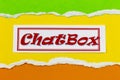 Chatbox newsletter email communication bubble message internet discussion