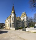 Chateau Aloxe-Corton (castle), Burgundy, France Royalty Free Stock Photo