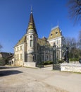 Chateau Aloxe-Corton (castle), Burgundy, France Royalty Free Stock Photo