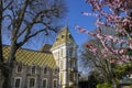 Chateau Aloxe-Corton (castle), Burgundy, France Royalty Free Stock Photo