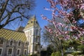 Chateau Aloxe-Corton (castle), Burgundy, France Royalty Free Stock Photo