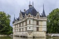 Chateau Azay-le-Rideau, earliest French chateaux Royalty Free Stock Photo