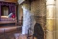 Interior of a room in the chateau Azay-le-Rideau, Loire valley, France. Royalty Free Stock Photo