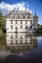 Chateau Azay-le-Rideau, Loire, France Royalty Free Stock Photo