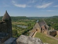 Chateau Beynac, medieval castle in Dordogne Royalty Free Stock Photo