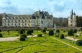 Chateau Chenonceau or Ladies Castle (France). Royalty Free Stock Photo