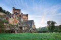Chateau Commarque at sunrise Royalty Free Stock Photo