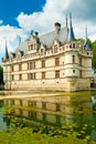 Chateau d' Azay-Le-Rideau Royalty Free Stock Photo