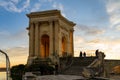 Chateau d`eau, Bassin principal du Peyrou in Montpellier, France.