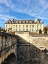 Chateau de Auvers-sur-Oise, small castel in the Vincent Van Gogh city, north of Paris, Auvers sur Oise, France Royalty Free Stock Photo