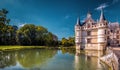 The chateau de Azay-le-Rideau, France