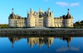 Chateau de Chambord is the largest chateau in the Loire Valley, France