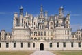 Chateau de Chambord royal medieval french castle. Loire Valley France Europe. Unesco heritage site