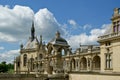 Chateau de Chantilly ( Chantilly Castle ),Picardie, France Royalty Free Stock Photo