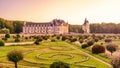 The Chateau de Chenonceau, castle in France Royalty Free Stock Photo