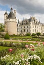 The Chateau de Chenonceau. Chenonceaux. France Royalty Free Stock Photo