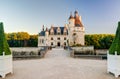 The Chateau de Chenonceau at sunset, France Royalty Free Stock Photo