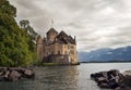 Chateau de Chillon , lake Geneva , Montreux Royalty Free Stock Photo